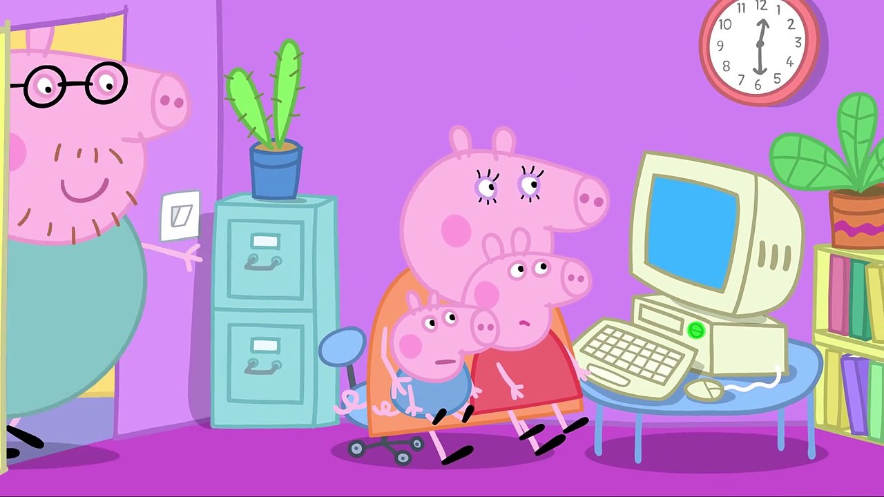 Peppa Pig - Papa Pig, expert en ordinateur (clip)