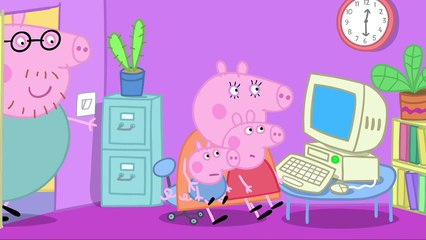 Peppa Pig - Papa Pig, expert en ordinateur (clip)