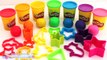 Learn Colors with Play Doh Modelling Clay Rainbow Shapes Creative Fun for Kids RainbowLearning (NEW)