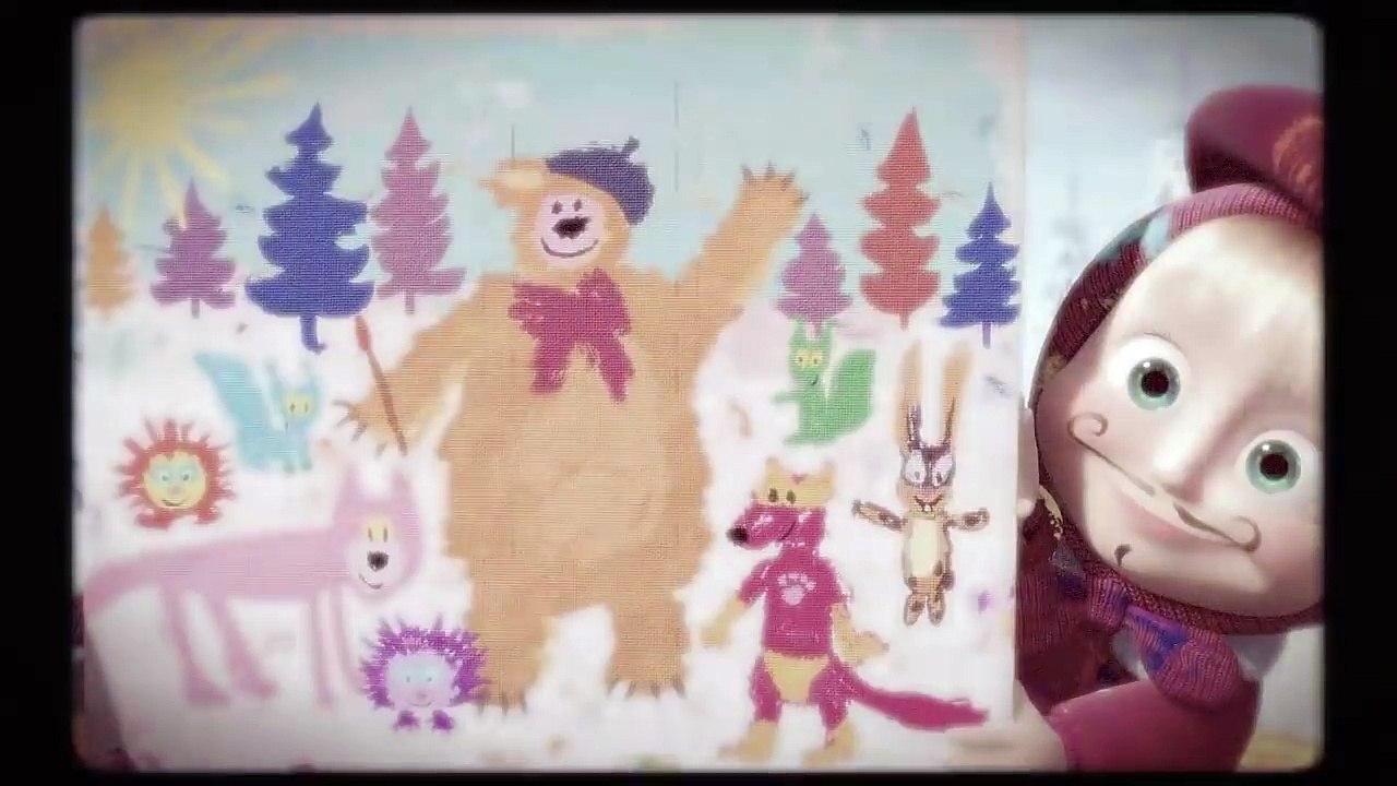 Маша и Медведь "Песенка про краски" Masha and the Bear