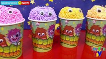 KINDER SURPRISE EGGS & MOSHI MONSTERS Surprise Cups with Play Foam SURPRISES Disney Frozen Star Wars