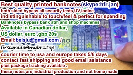 Selling best quality printed banknotes(skype:hfr.jan) ,Fast delivery worldwide with tracking number