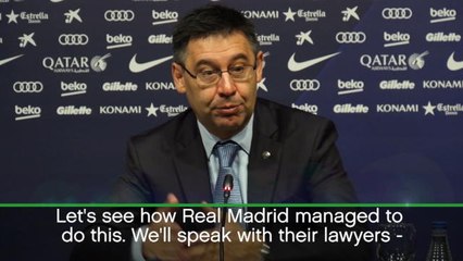 Bartomeu questions Real's transfer ban reduction
