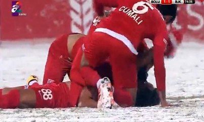 Ozgur Ozkaya Goal HD - Boluspor	1-1	Besiktas 20.12.2016