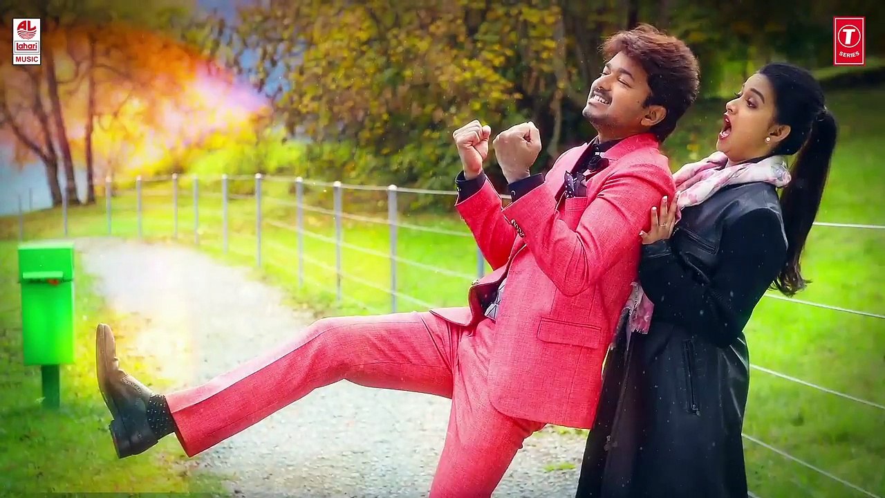 Bairavaa Songs - Azhagiya Soodana Poovey Lyrical Video - Vijay, Keerthy Suresh - Santhosh Narayanan