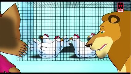 The Lion And Fox | Funny Cartoons For Children | Best Cartoon For Kids 2016 | Funny Animals Cartoons