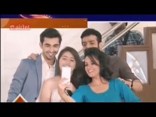 Yeh Hai Mohabbatein  Shagun and  Ruhi masti On The Set Selfi time