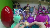 SOFIA THE FIRST SURPRISE EASTER EGG BASKET Disney Princess Egg Surprise Opening Toys Anna Toy Videos