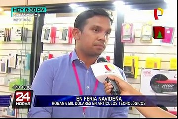 Jockey Club: roban 6 mil dólares en artículos en stand de feria
