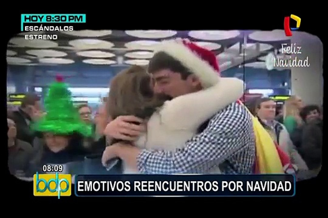 Emotivos reencuentros ocurridos por fiestas navideñas