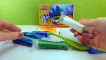 Play-Doh Ocean Makeables Sea Life Step-By-Step Creation / Пластилин Плей До