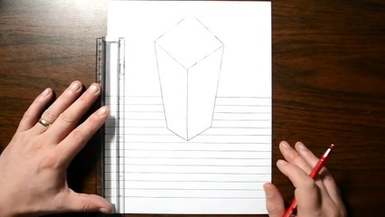 Hướng dẫn vẽ khối lập phương 3D-Hướng dẫn cách vẽ tranh 3D