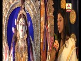 Actress Paoli Dam offers prayer to Goddess Saraswati