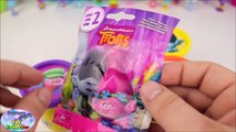 Dreamworks Trolls Learn Colors Play Doh YoKai Watch Oddbods Surprise Egg and Toy Collector SETC