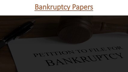 Bankruptcy Papers | US Bankruptcy Records