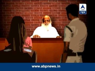Ahmedabad Police interrogates Asaram and the Surat rape victim confronting each other.