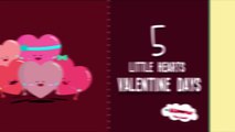 Valentines Day Song for Kids | 5 Little Hearts Valentine Song | Valentine Song for Kids