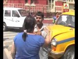 A taxi driver assaulted by a woman passenger at Howrah station