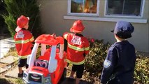 Little Tikes Cozy Coupe Fire Engine Puts Out Fire