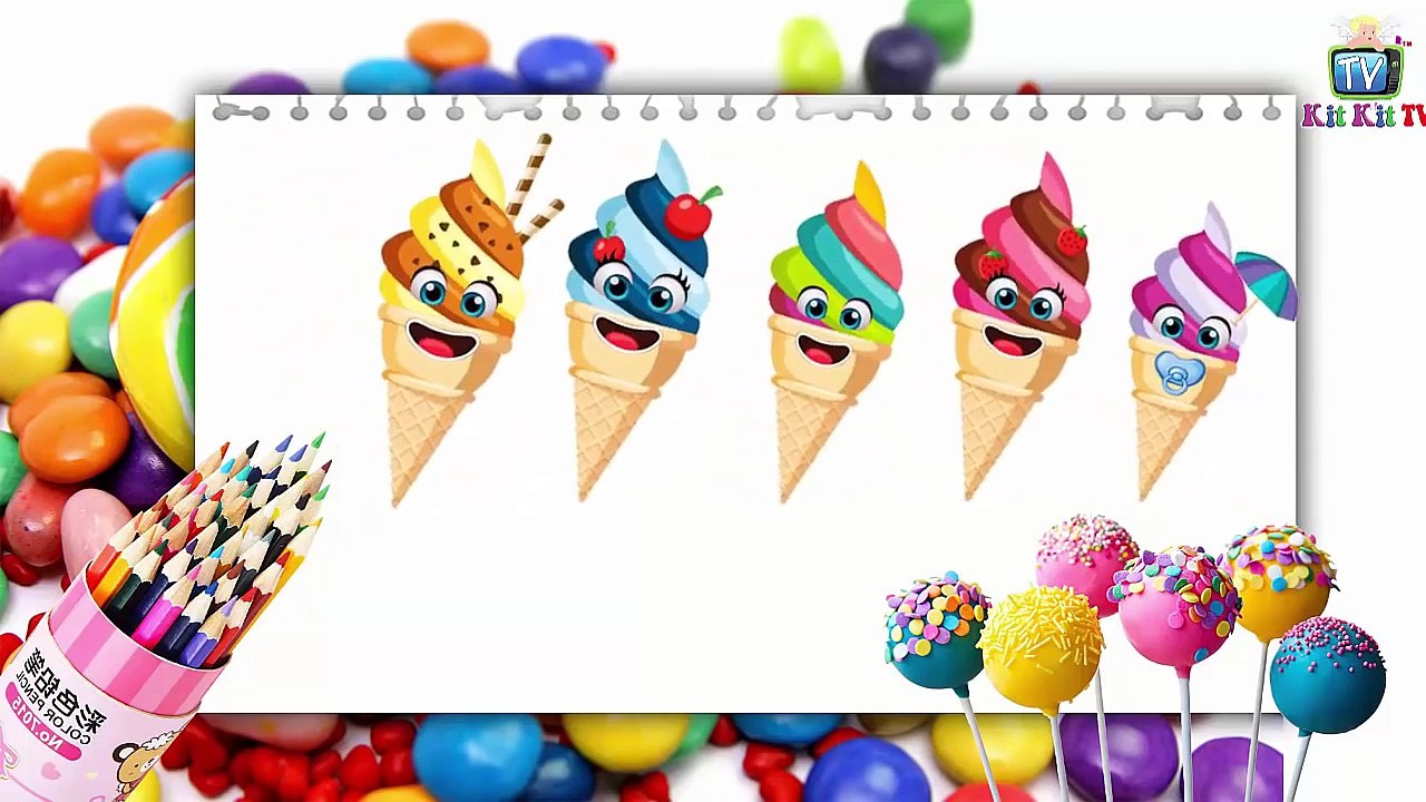 Ice Cream Cake Pop Finger Family Collection | Top 10 Finger Family Songs