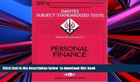 PDF [DOWNLOAD] DSST Personal Finance (Passbooks) (DANTES SUBJECT STANDARDIZED TESTS (DANTES))