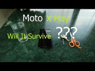 Moto X Play Water and Scratch Test - Will It Survive? | AllAboutTechnologies