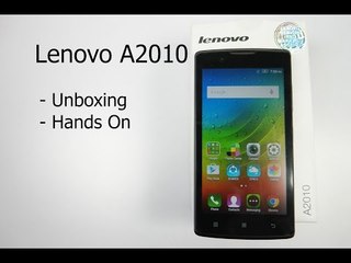 Lenovo A2010 Unboxing and Hands On Overview - Most Affordable 4G Smartphone
