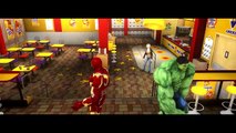 [The Avengers] HULK, Spider-man & Iron Man Epic Race Custom Lightning Mcqueen Cars! [HD 1080P]  2