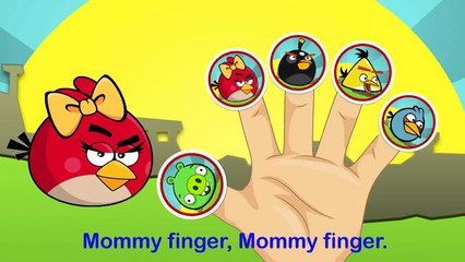 Peppa Pig Nursery rhymes Angry Birds Finger Family Song 1