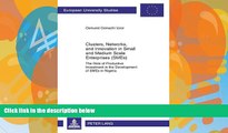 PDF  Clusters, Networks, and Innovation in Small and Medium Scale Enterprises (SMEs): The Role of