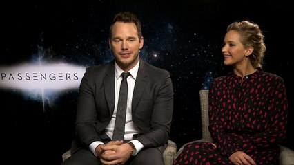 Chris Pratt and Jennifer Lawrence talk Passengers