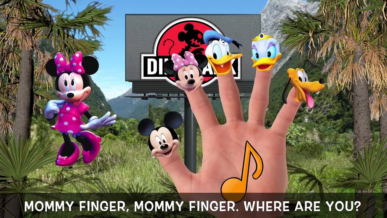 Mickey Mouse Clubhouse Dinosaur Park Finger Family Song!