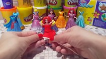 Плей До на русском Принцессы Диснея Наряд Санта Клауса Play doh Disney Princess MagiClip