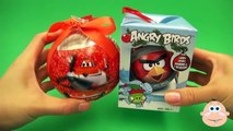 Disney Planes & Angry Birds Surprise Eggs Christmas Candy Toys Kinder Ornaments Opening   Unwrapping