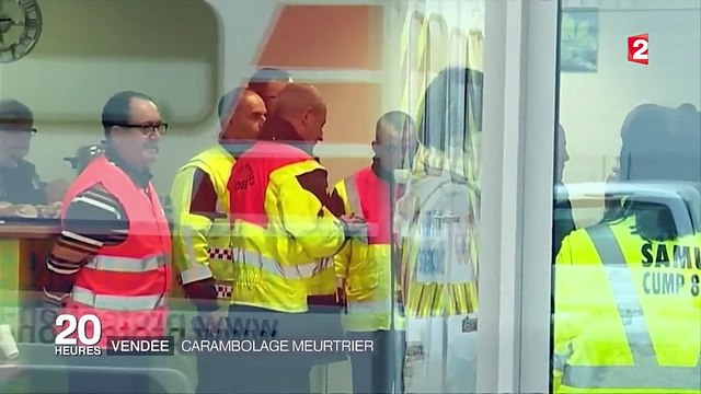 Vendée : cinq morts et de nombreux blessés dans un carambolage