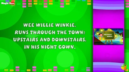 We Willie Winkie Lyrical Video | English Nursery Rhymes Full Lyrics For Kids & Children