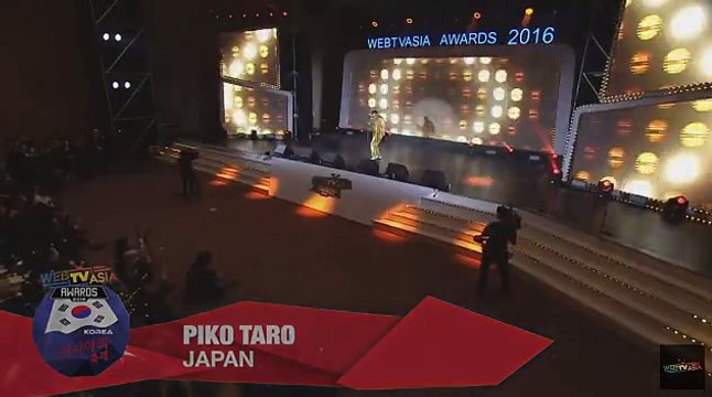 PIKOTARO - PPAP (Pen Pineapple Apple Pen) @ WebTVAsia Awards 2016 KOREA