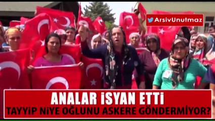 ANNELER ŞEHİT CENAZESİNDE İSYAN ETTİ.