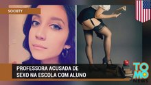 Professora acusada de sexo na escola com aluno.