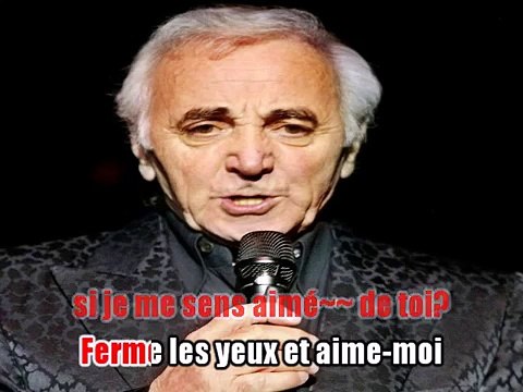 Charles Aznavour - Aime-moi KARAOKE / INSTRUMENTAL