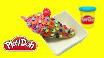 Play Doh Ice Cream Cupcakes Surprise Toys Disney Princes play doh strawberry ice cream cone