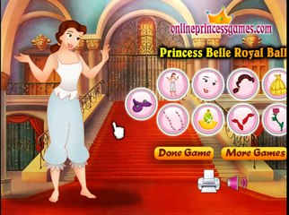 ♥Disney Princess Games ♥ Princess Belle Royal Ball ♥ Belle Games for Girls