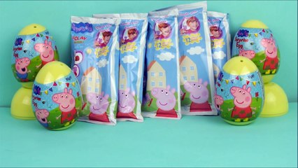 Peppa Pig Surprise Clay Buddies figures and Surprise eggs with toys