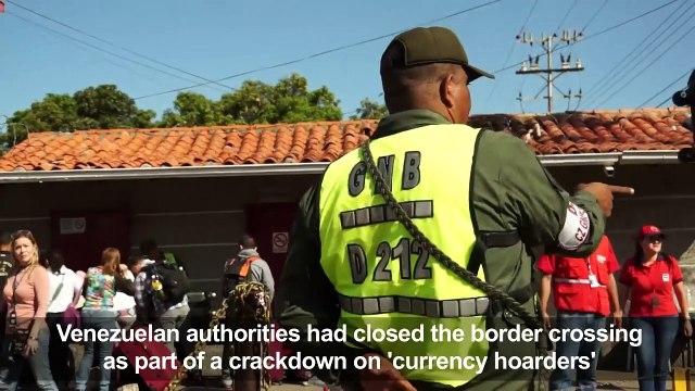 Venezuela reopens border crossing with Colombia