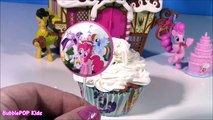 DIY MLP Pinkie Pie CUPCAKES! Decorate Fluttershy Applejack Princess Celestia! SWEET Baking FUN!