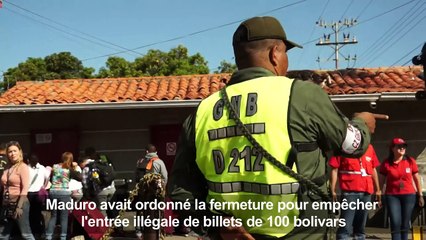 Venezuela: la frontière avec la Colombie est rouverte