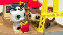 LPS McDonalds Happy Meal Play-Doh Box & Littlest Pet Shop Happy Meal Toys Hot Wheels
