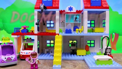 Download Video: Doc McStuffins Duplo Lego Hospital with Superheroes Superman and Batman with Spiderman