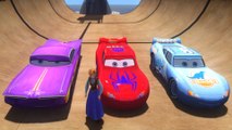 Lightning McQueen Spiderman Ramone Dinoco & Anna of Arendelle (Frozen) have Fun Disney Pixar Cars 3