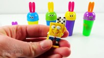 Learn Colors Clay Slime Surprise Toys Disney Frozen Hello Kitty Spongebob for Kids